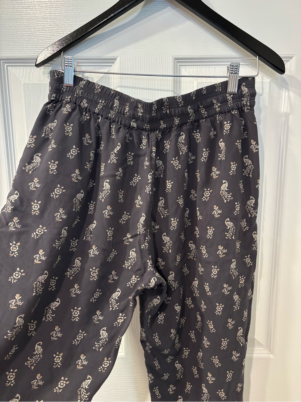 Grey Printed Drawstring Pants - Picture 8 of 12